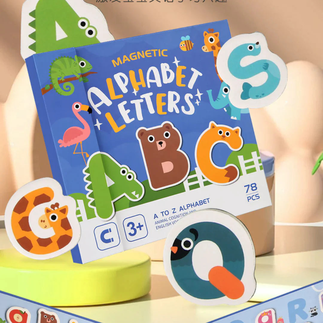 Magnetic Alphabet Learning Book For Kids