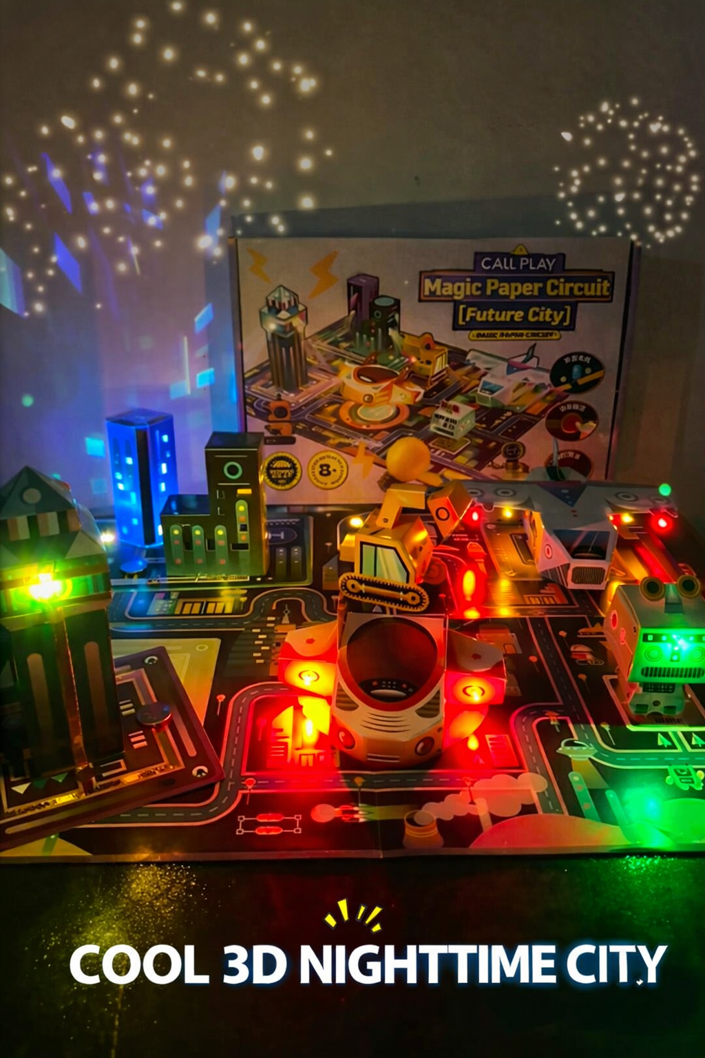 Magic Paper Circuit Kit for Kids – DIY STEM Electricity Learning Toy with LED Lights