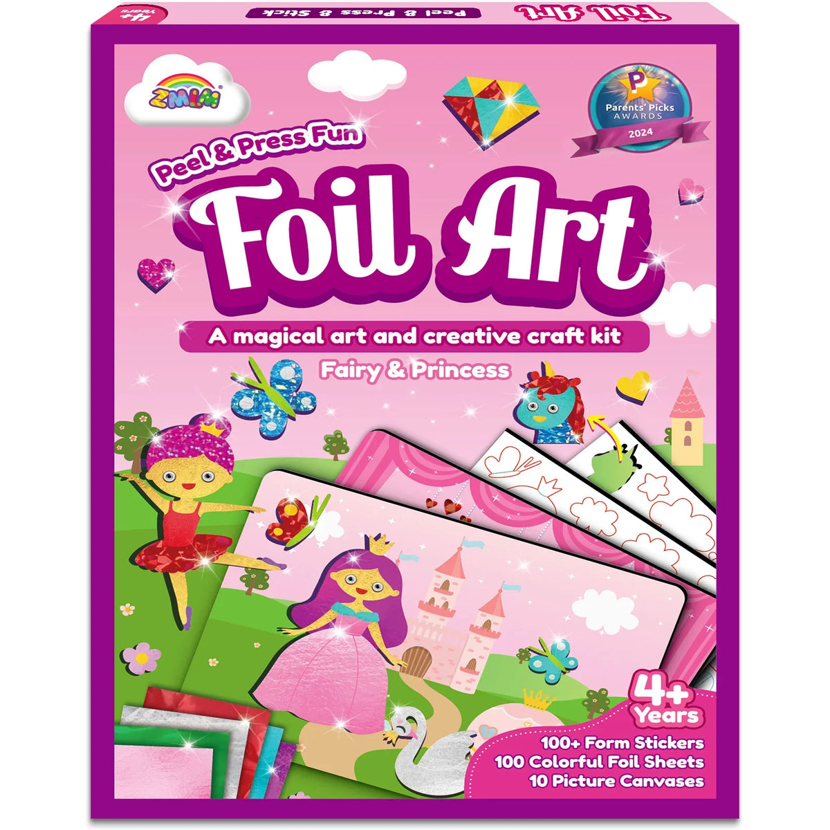 Foil Art Craft Kit for Kids  - Creative and Mess Free Play