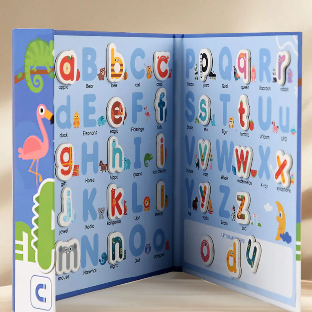 Magnetic Alphabet Learning Book For Kids