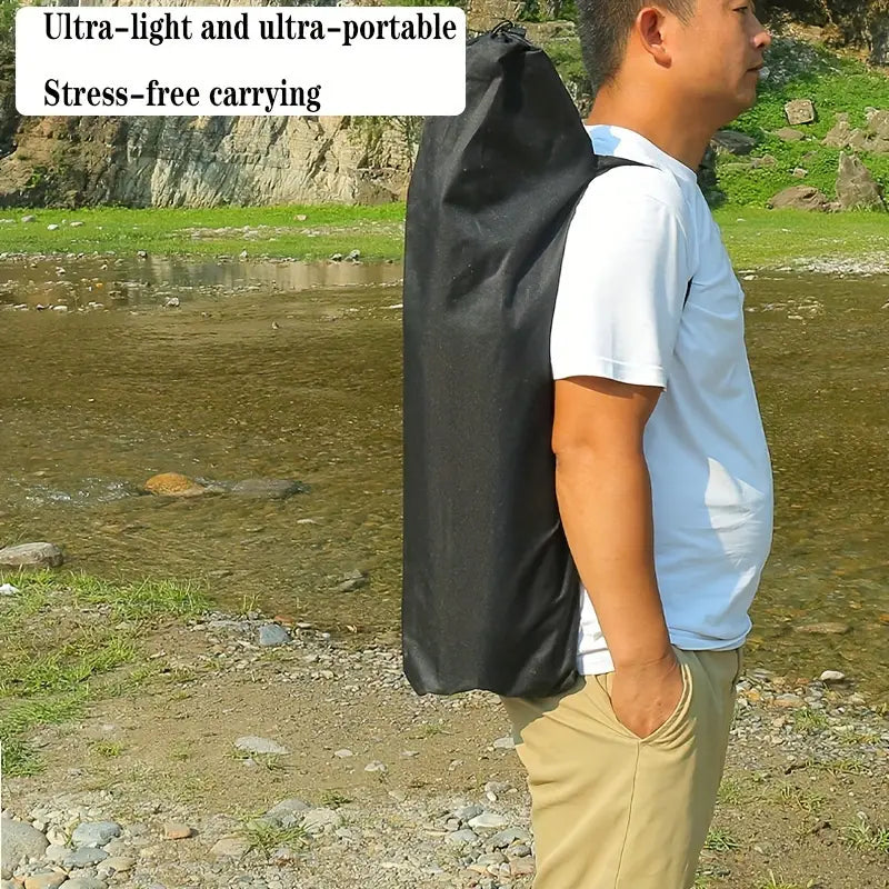 Foldable Lightweight Camping Chair With Pocket & Carry Bag