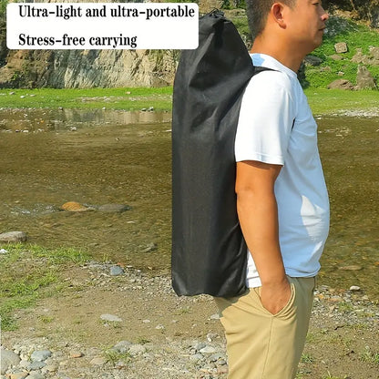 Foldable Lightweight Camping Chair With Pocket & Carry Bag