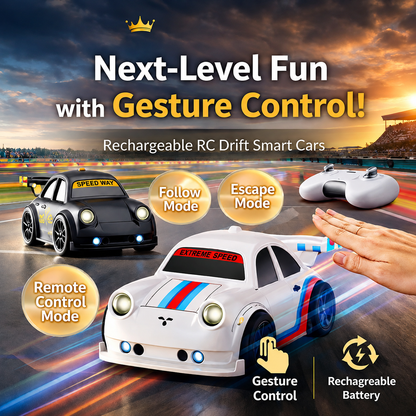 Rechargeable RC Drift Smart Car with Motion Sensor – Hand Gesture Control Toy