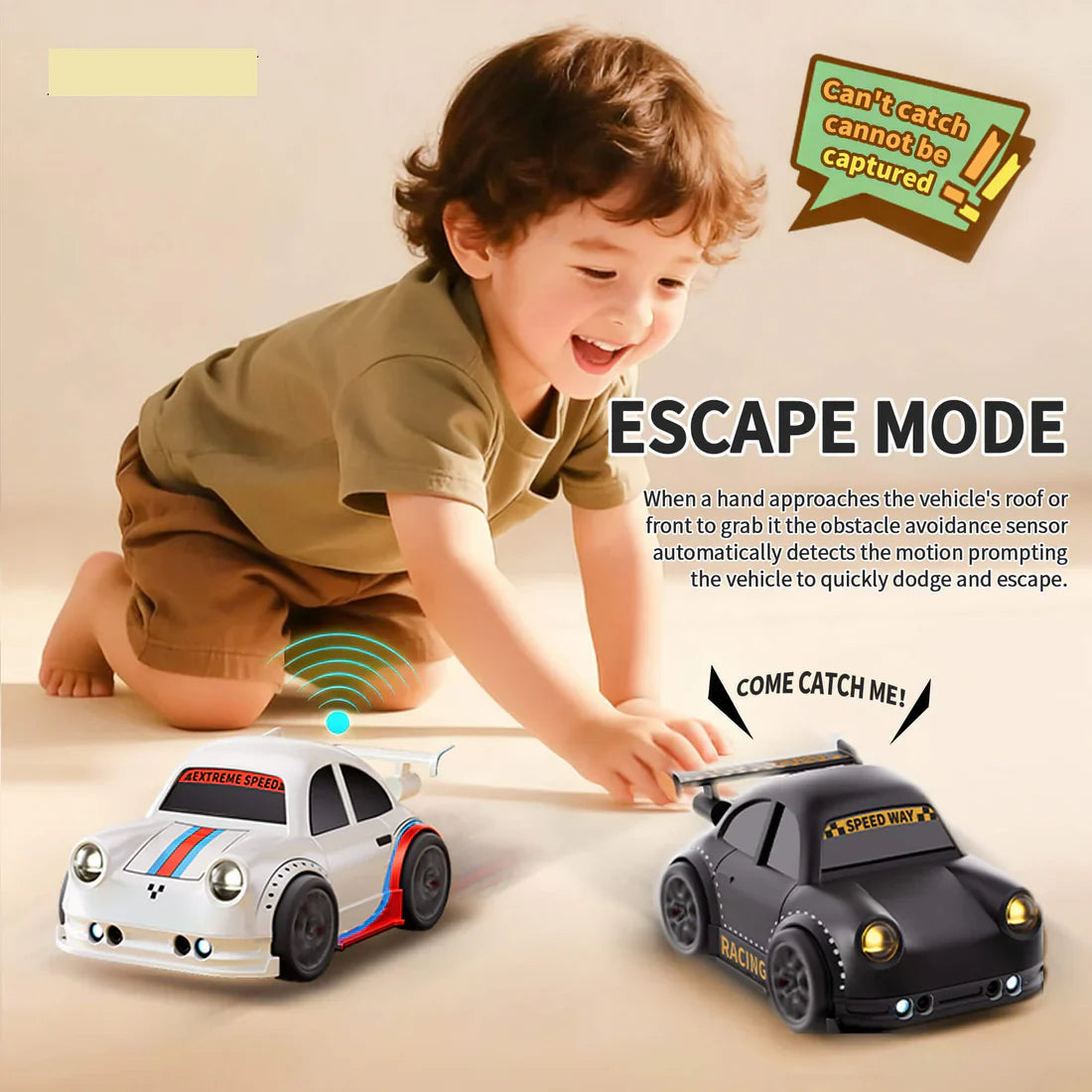 Rechargeable RC Drift Smart Car with Motion Sensor – Hand Gesture Control Toy