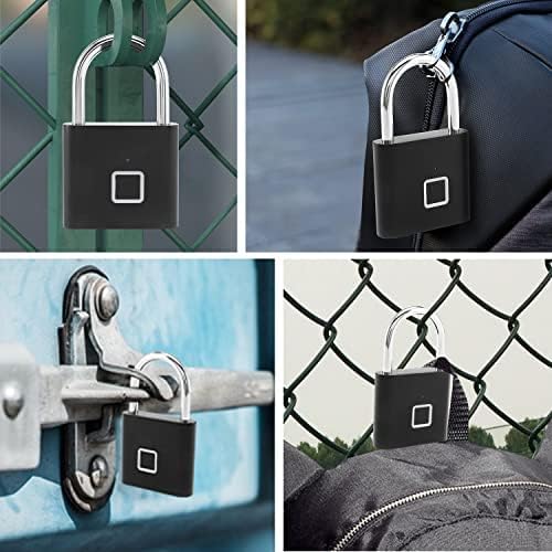 Rechargeable Keyless Fingerprint Padlock – Smart Biometric Lock