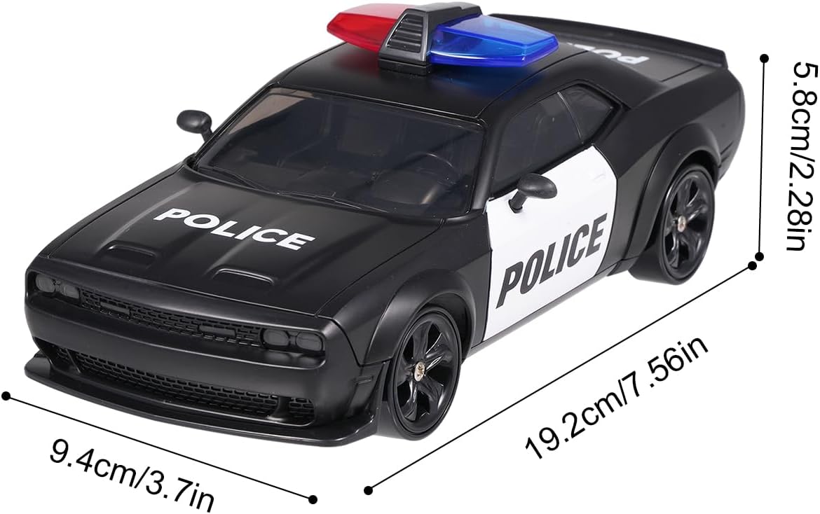 Rechargeable High Speed RC Drift Police Car with Lights