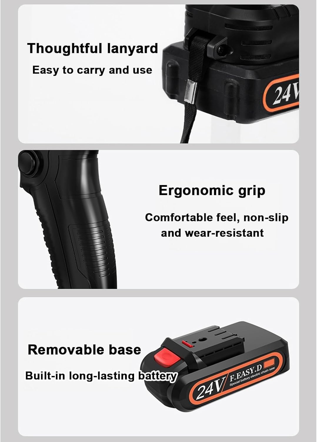 Rechargeable High Turbo Jet Blower With 24v Battery