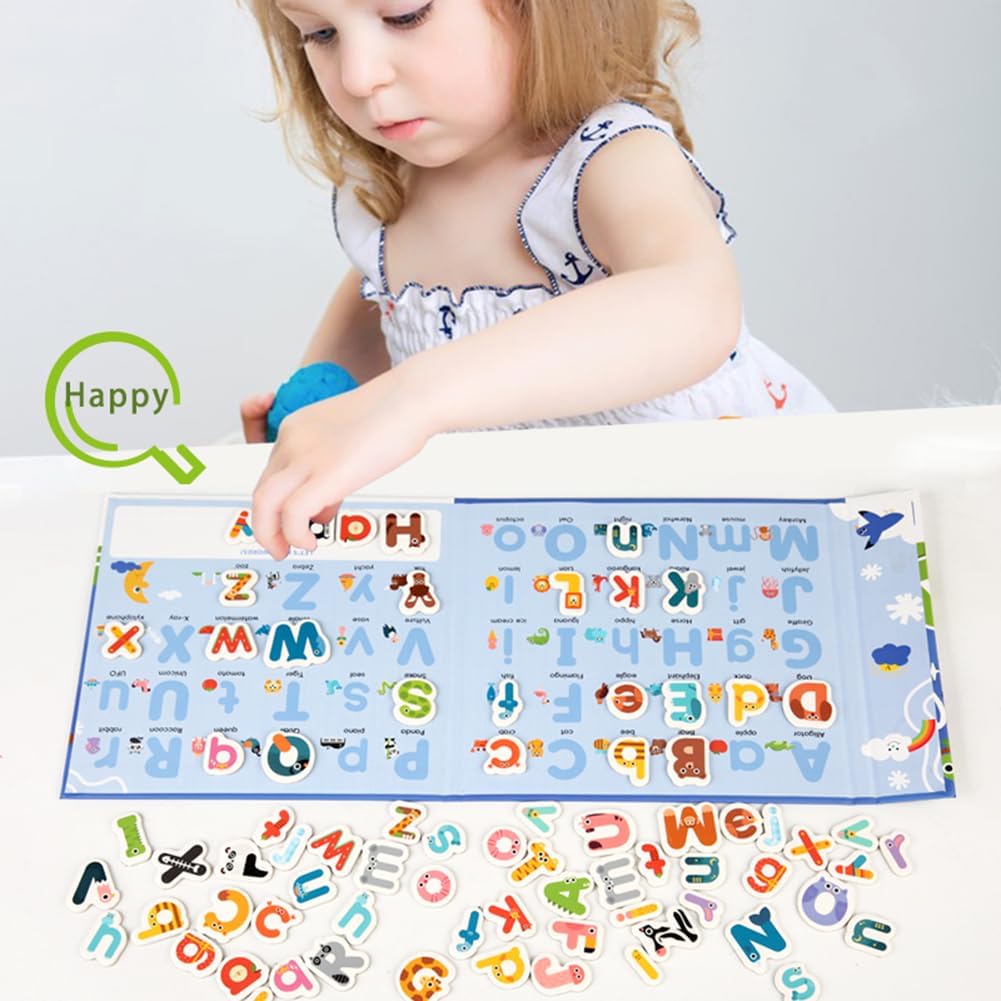 Magnetic Alphabet Learning Book For Kids