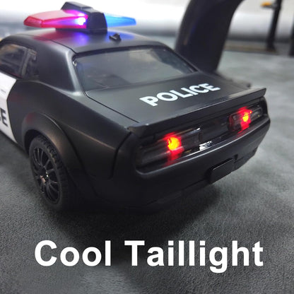 Rechargeable High Speed RC Drift Police Car with Lights