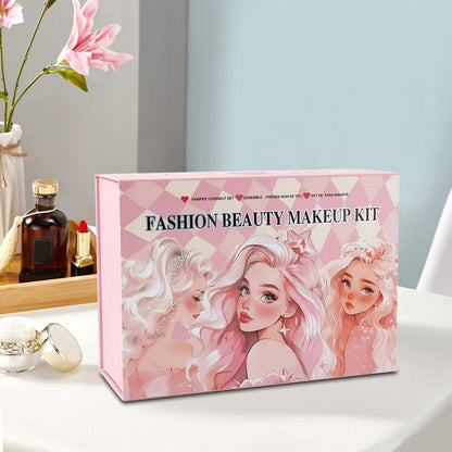 Kids Makeup Kit for Girls – Washable Beauty Set with Eyeshadow, Lip Gloss & Blush | Safe Non-Toxic Gift