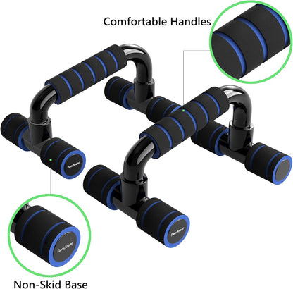 H-Shaped Non-Slip  Push-Up Stands - Home Exercise Equipment