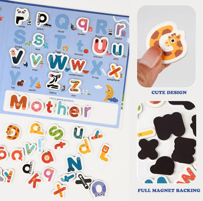 Magnetic Alphabet Learning Book For Kids