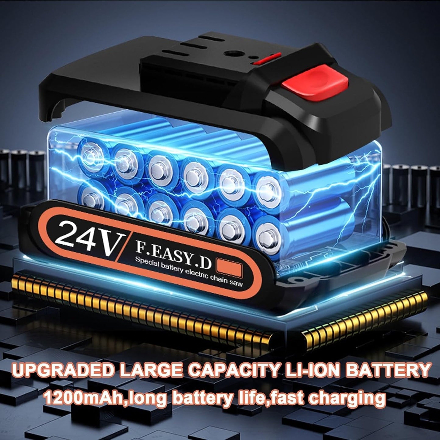 Rechargeable High Turbo Jet Blower With 24v Battery