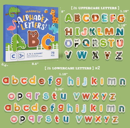 Magnetic Alphabet Learning Book For Kids
