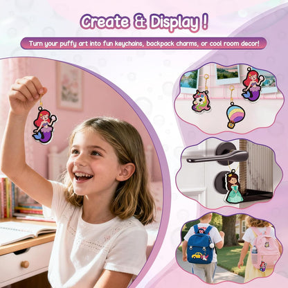 3D Puffy Craft  Kit - Magic Puffys Texture Painting Kit For Kids