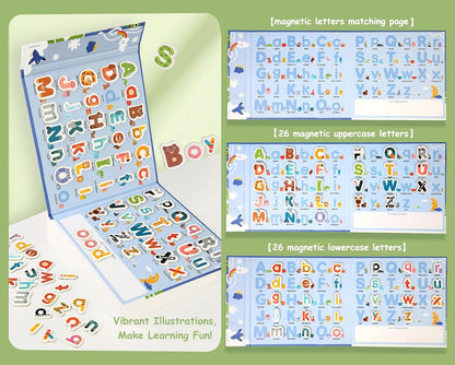 Magnetic Alphabet Learning Book For Kids