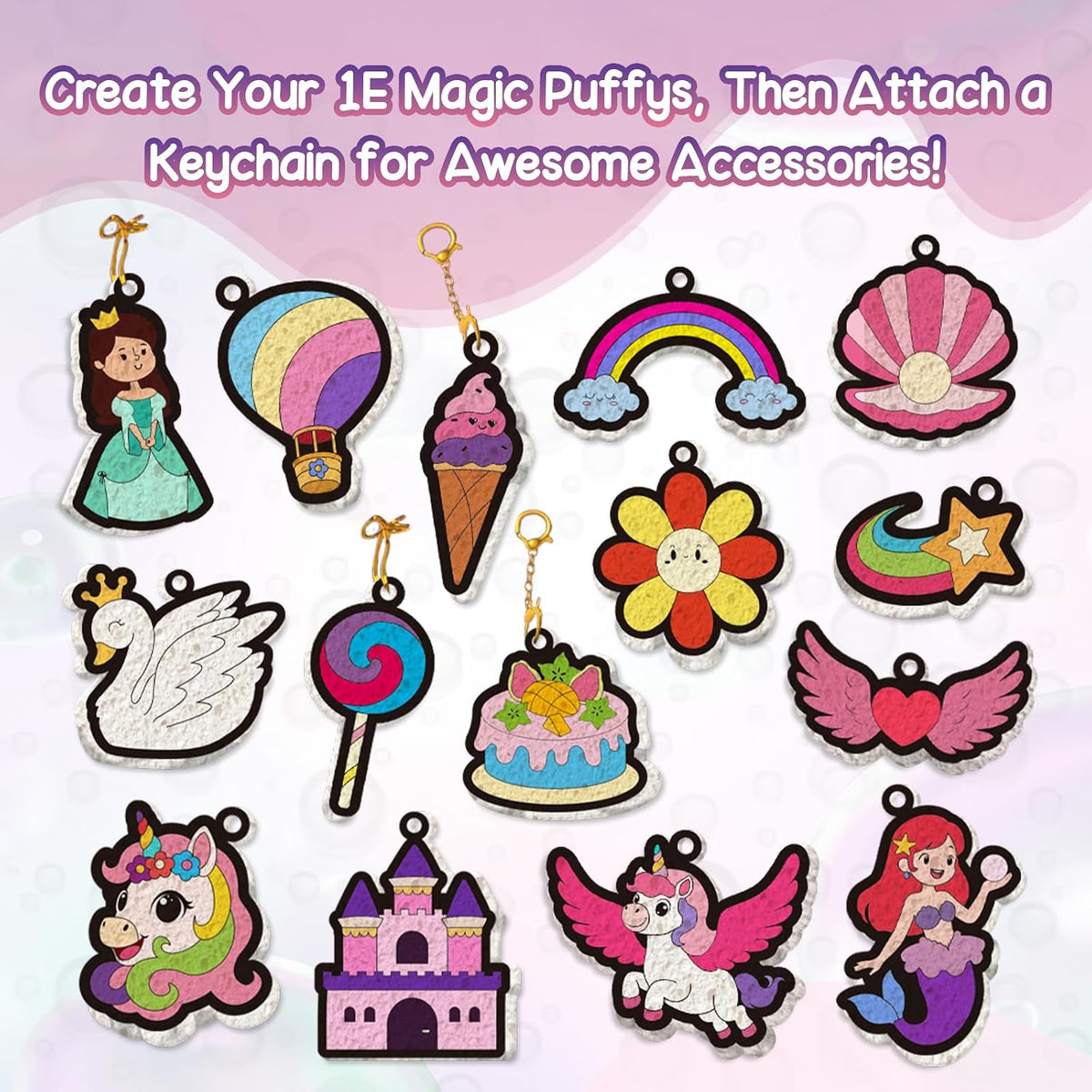 3D Puffy Craft  Kit - Magic Puffys Texture Painting Kit For Kids