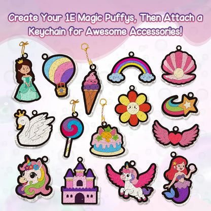 3D Puffy Craft  Kit - Magic Puffys Texture Painting Kit For Kids