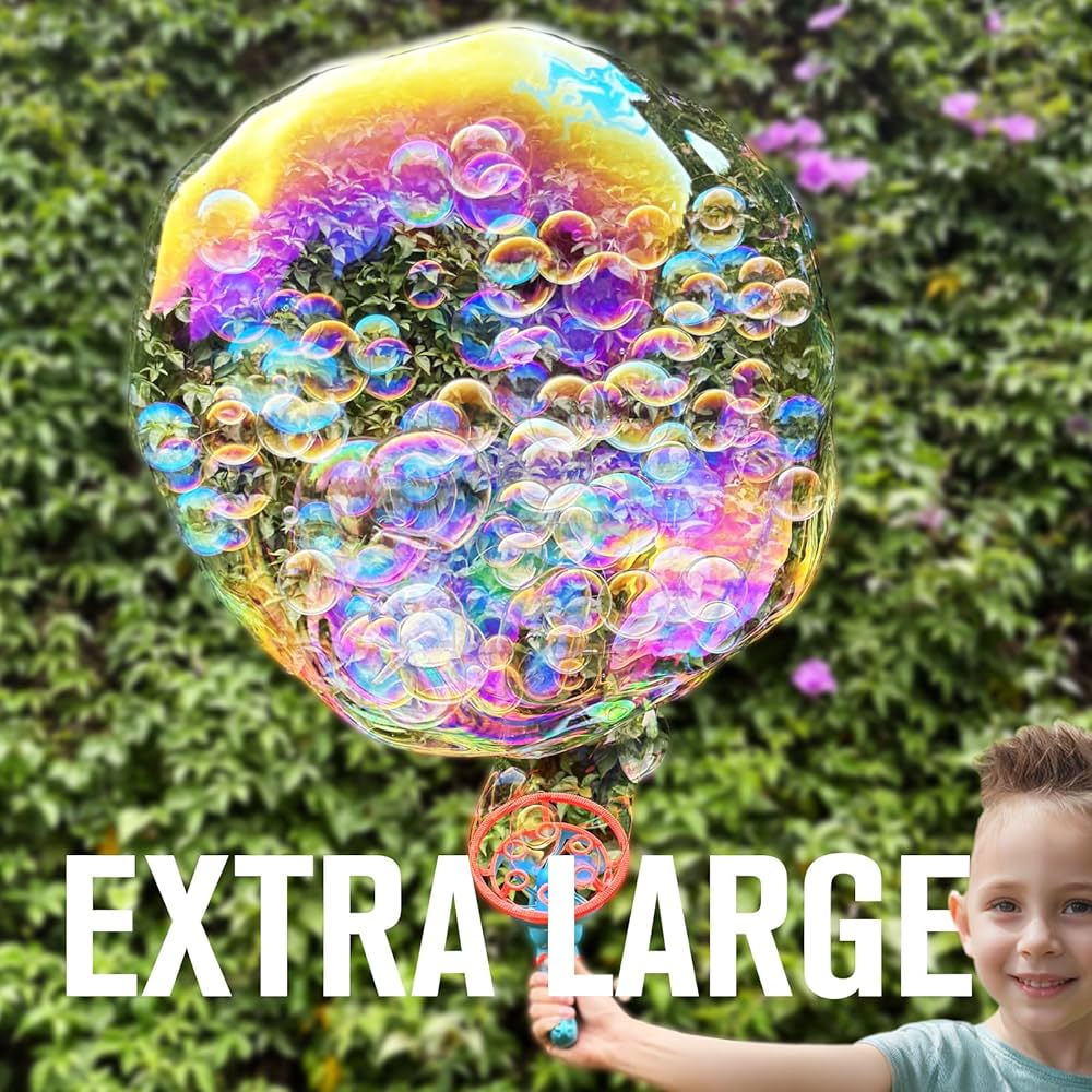Rechargeable Bubble Blaster Machine Toy ( AAA Batteries with Charger Included )