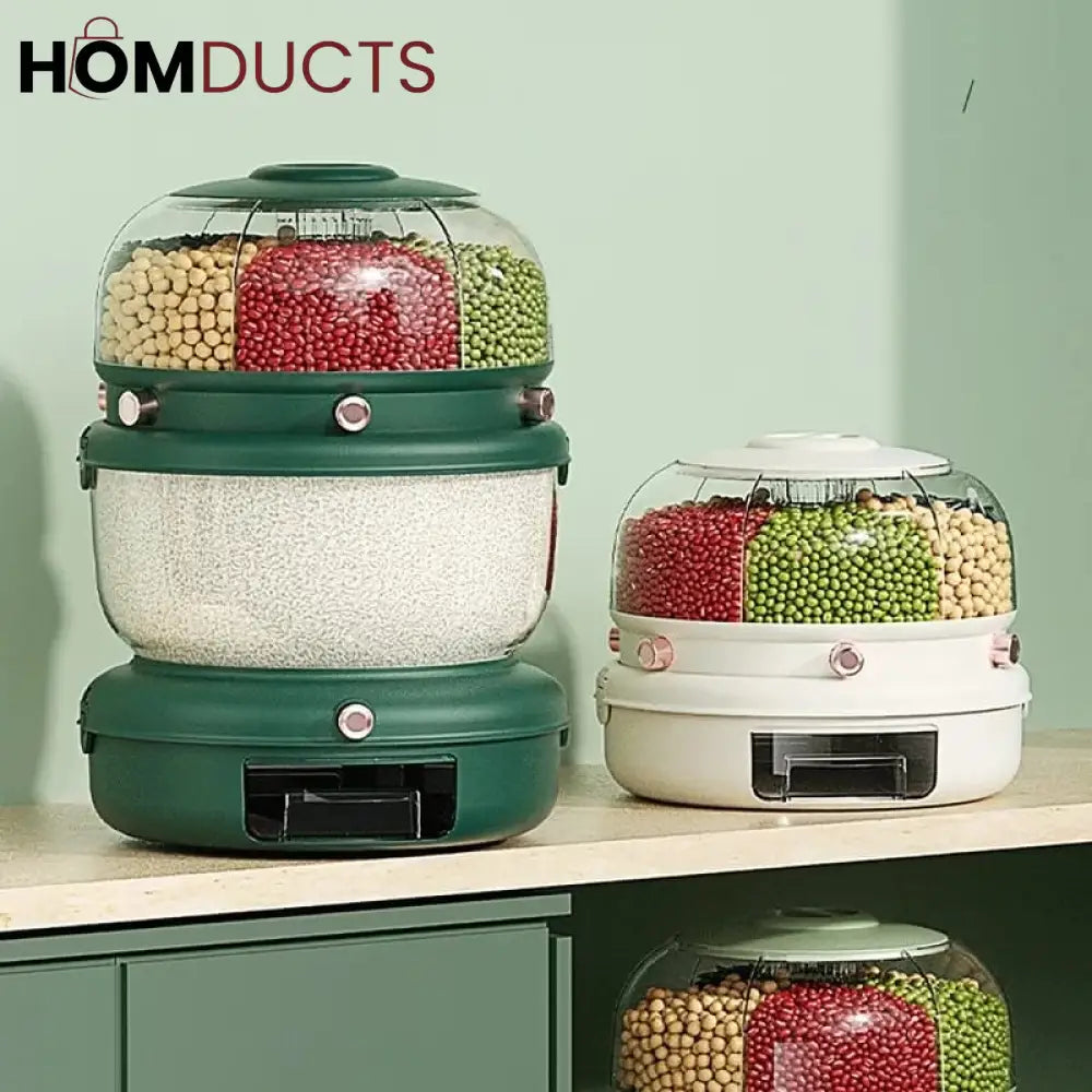 9 Kg Rotating Double Portion Cereal Dispenser