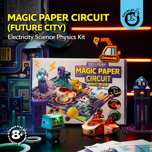 Magic Paper Circuit Kit for Kids – DIY STEM Electricity Learning Toy with LED Lights