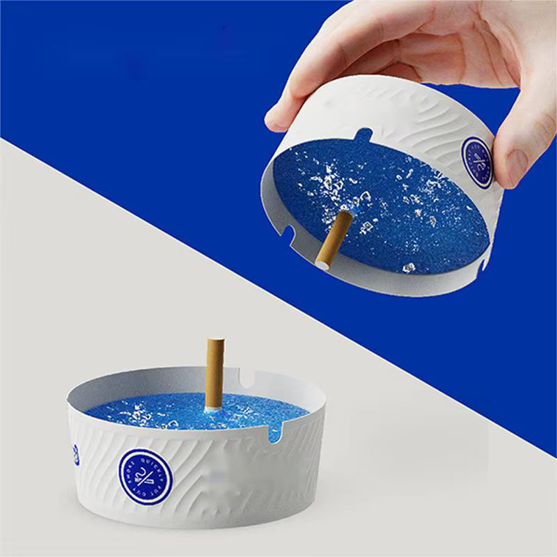 Disposable Foam Ashtray With Gel