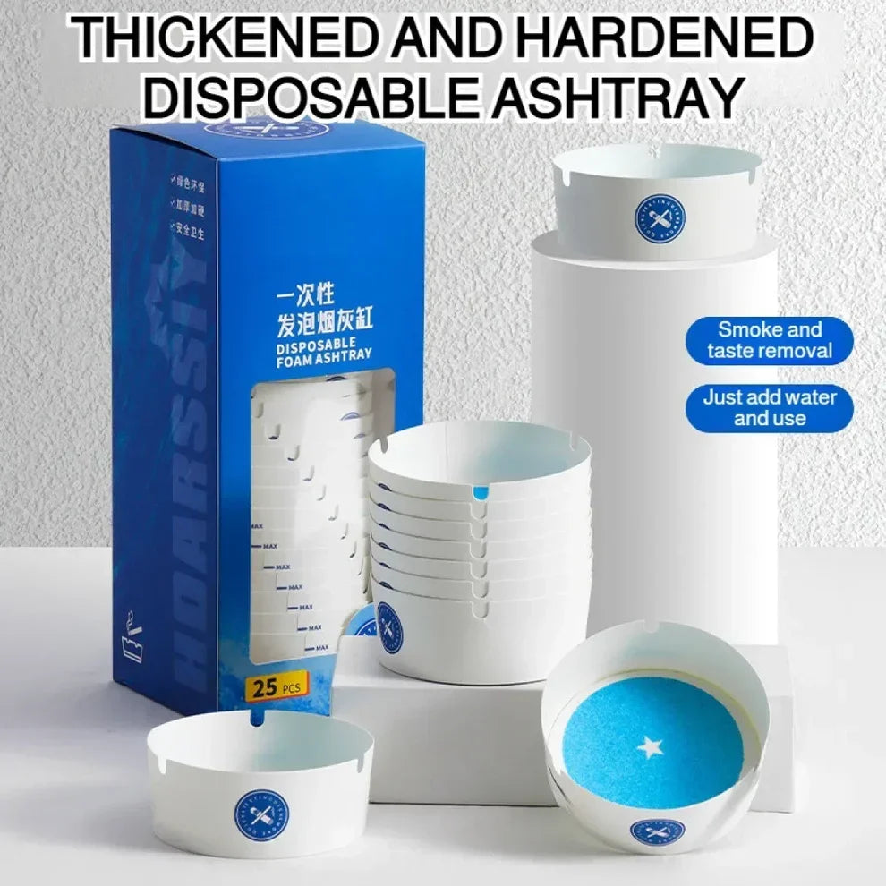 Disposable Foam Ashtray With Gel
