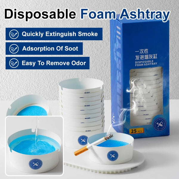 Disposable Foam Ashtray With Gel