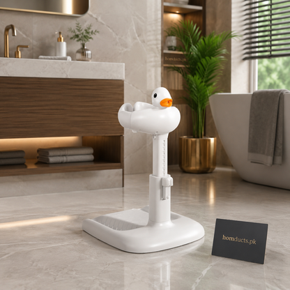 Luxury Duck Baby Bath Support Stand for Newborns & Toddlers – Adjustable Infant Shower Helper & Safe Bathing Support Seat