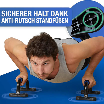 H-Shaped Non-Slip  Push-Up Stands - Home Exercise Equipment