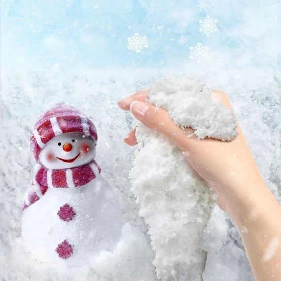 Magic Snow Sand Kit for Kids – Frozen Winter Playset with Shape Moulds & Creative Tools