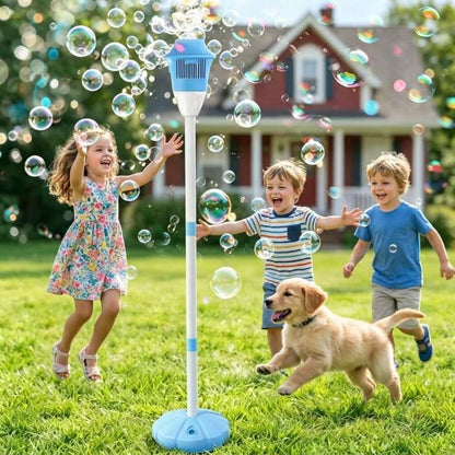 Rechargeable Bubble Street Lamp Toy with Lights & Music