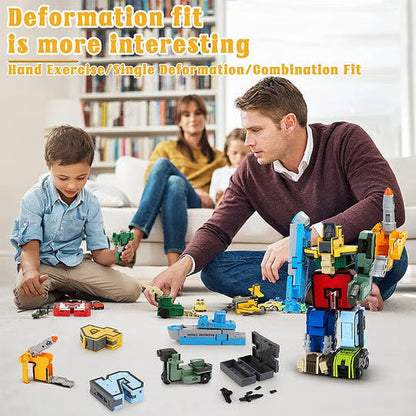Kids Number Digit Transformer Robot Toy - 0 to 9