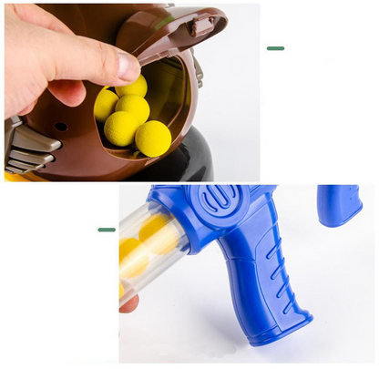 Hungry Duck Target Shooting Game for Kids | Interactive Foam Ball Blaster Toy with Electronic Score Counter