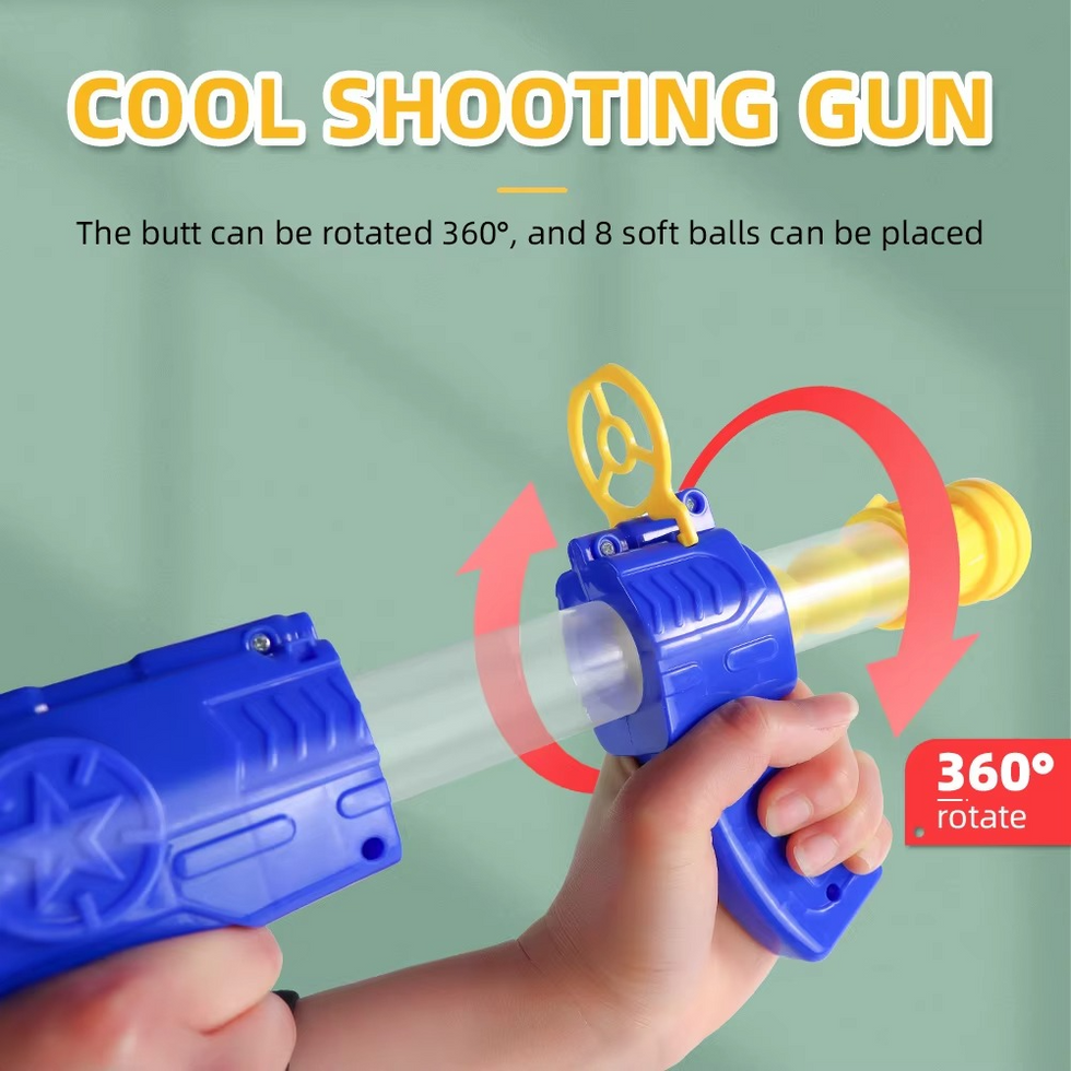 Hungry Duck Target Shooting Game for Kids | Interactive Foam Ball Blaster Toy with Electronic Score Counter