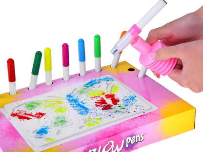 Kids Creative Blow Pen Airbrush Kit