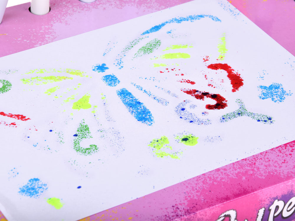 Kids Creative Blow Pen Airbrush Kit