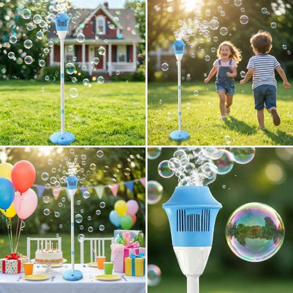 Rechargeable Bubble Street Lamp Toy with Lights & Music
