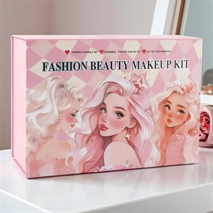 Kids Makeup Kit for Girls – Washable Beauty Set with Eyeshadow, Lip Gloss & Blush | Safe Non-Toxic Gift