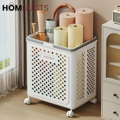 Large Capacity Movable Folding laundry Basket