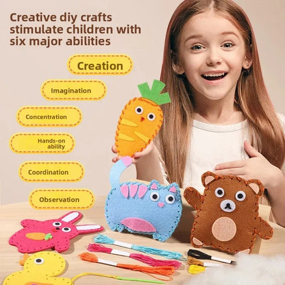 Children's DIY Handcraft Sewing Fun