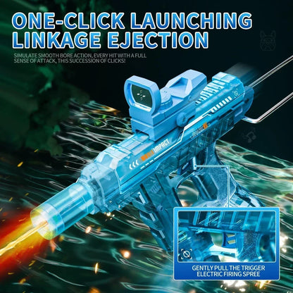 UZI Automatic Water Spray Toy with LED Light – Rechargeable Water Play Toy