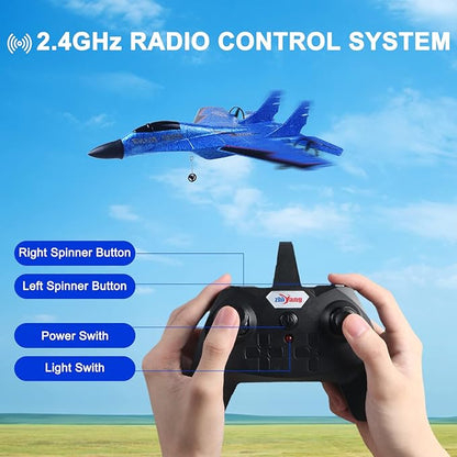 Rechargeable Remote Control Foam Aircraft With Led Lights